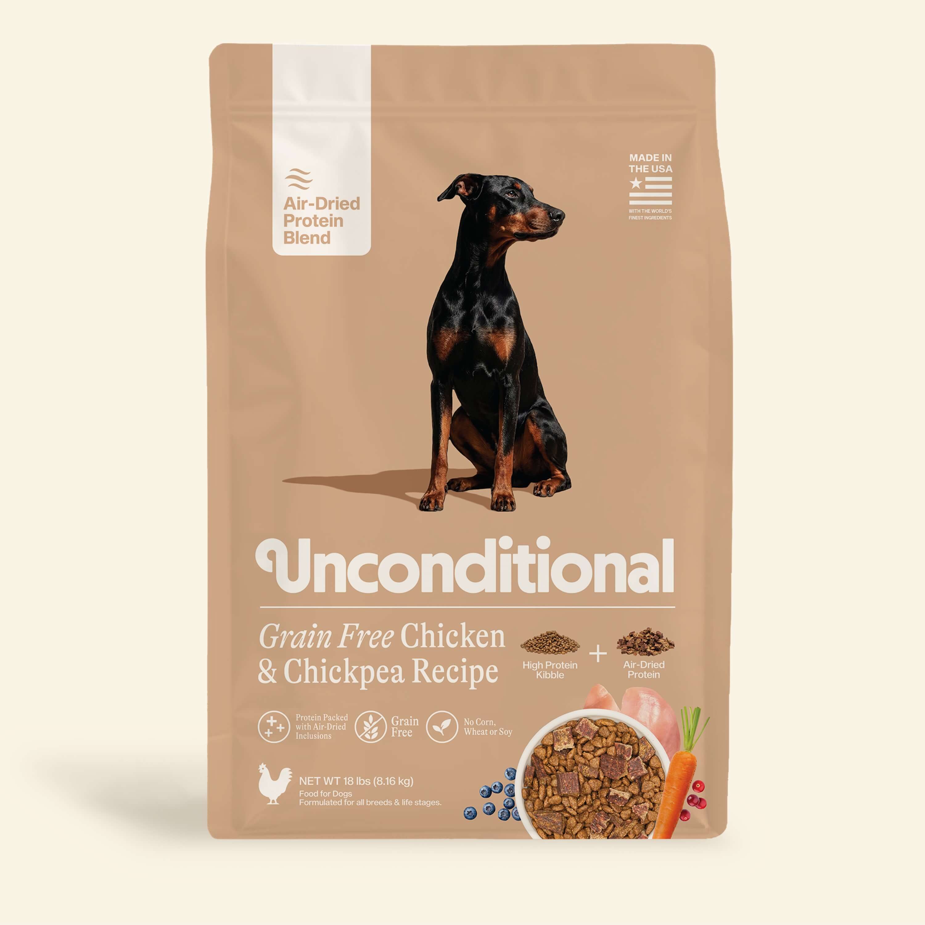 Grain-Free Air-Dried Blend: Chicken &amp; Chickpea