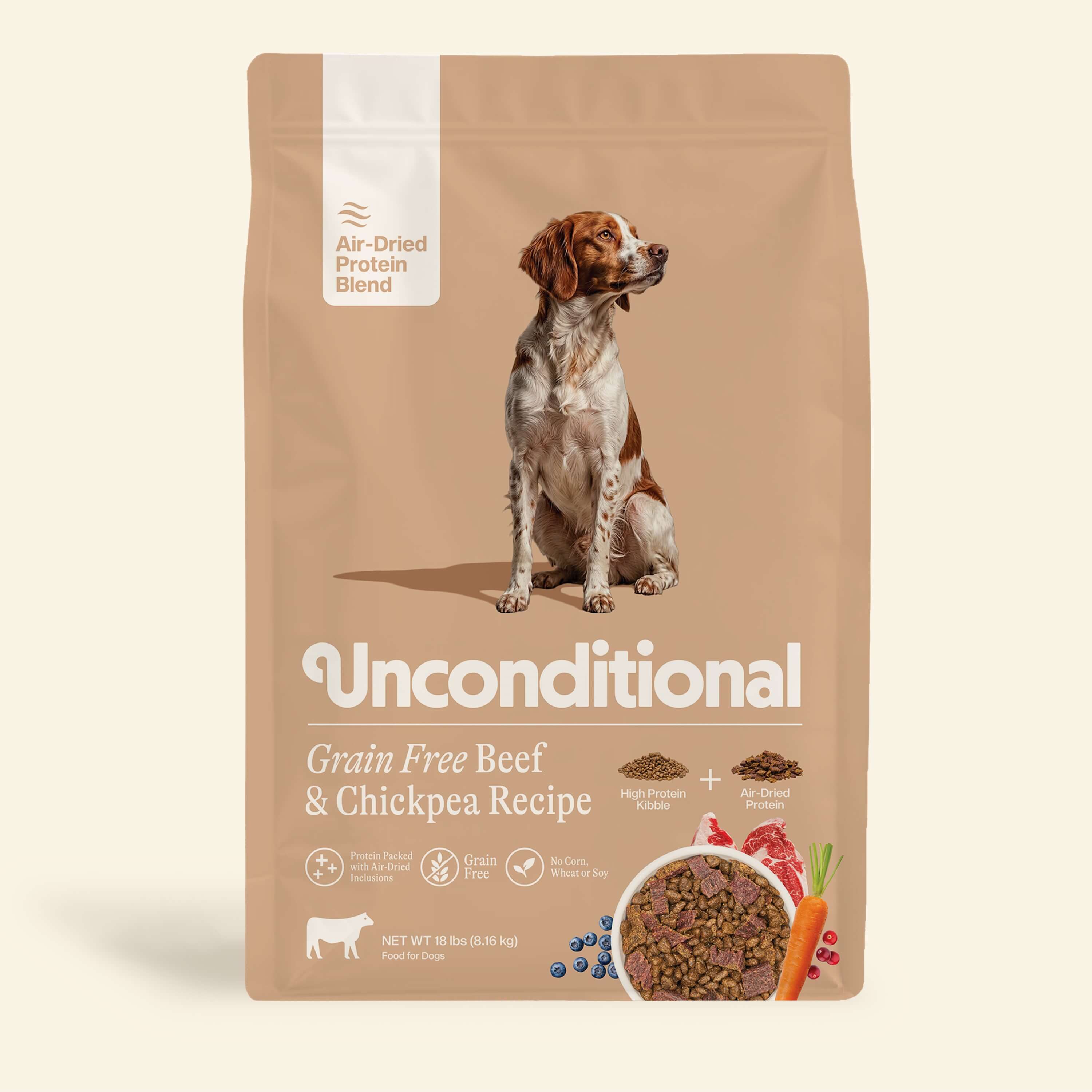 Grain-Free Air-Dried Blend: Beef &amp; Chickpea