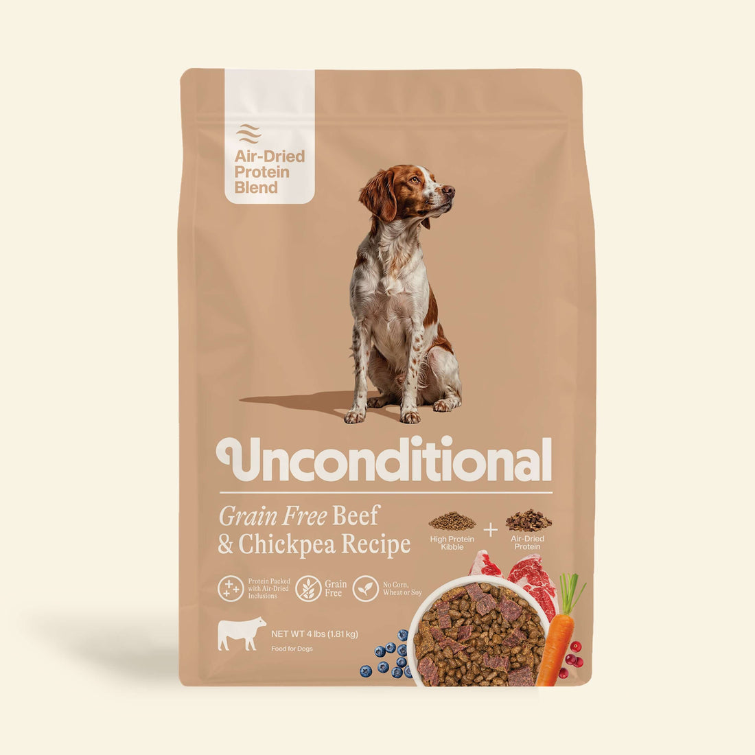 Grain-Free Air-Dried Blend: Beef &amp; Chickpea