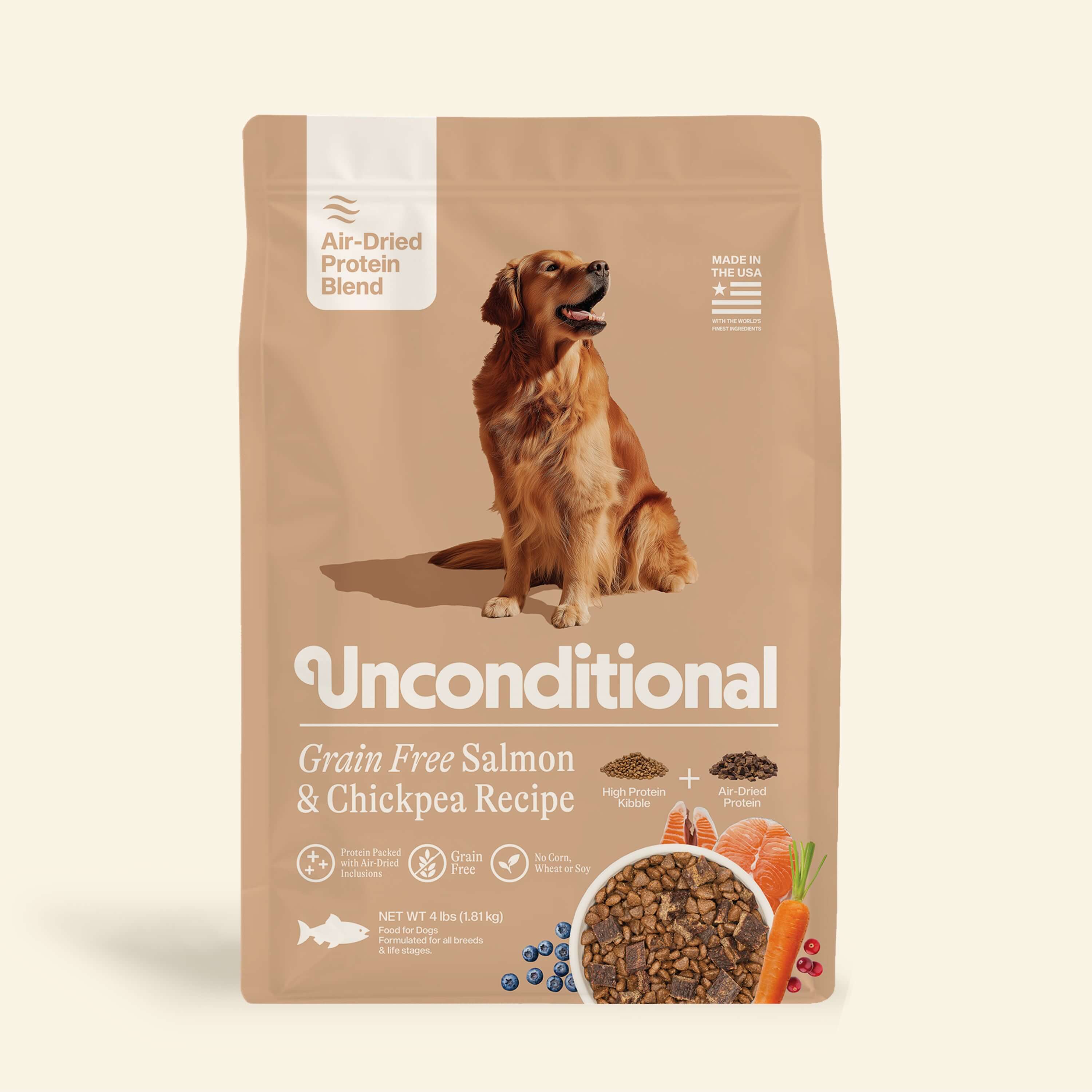 Grain-Free Air-Dried Blend: Salmon &amp; Chickpea