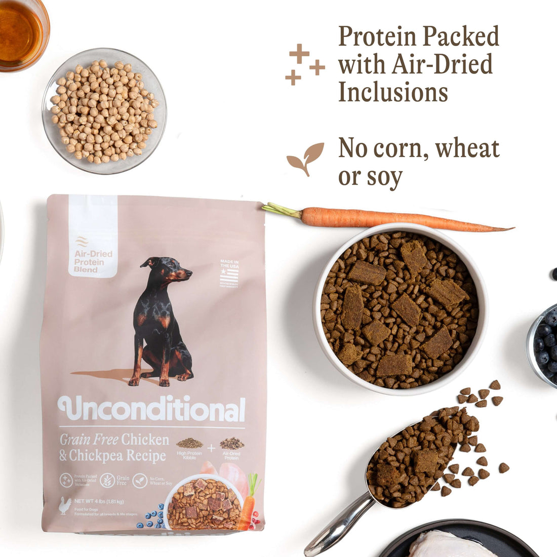 Grain-Free Air-Dried Blend: Chicken &amp; Chickpea