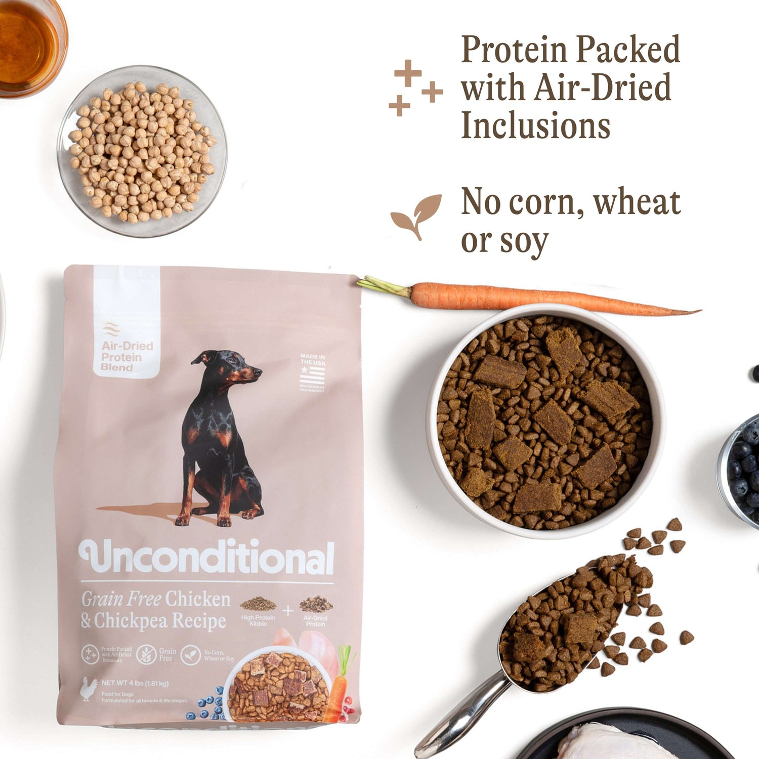 Grain-Free Air-Dried Blend: Chicken &amp; Chickpea