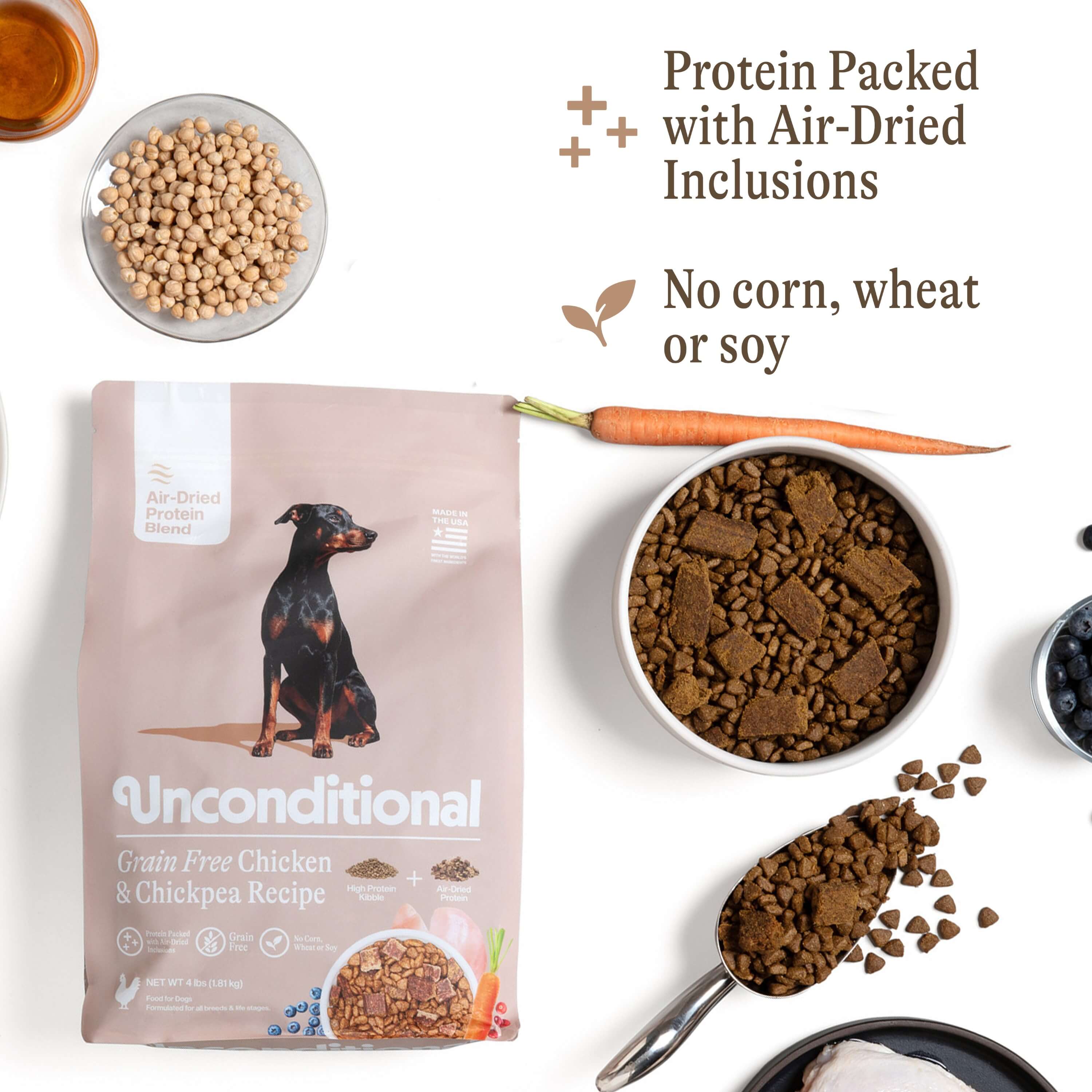 Grain-Free Air-Dried Blend: Chicken &amp; Chickpea